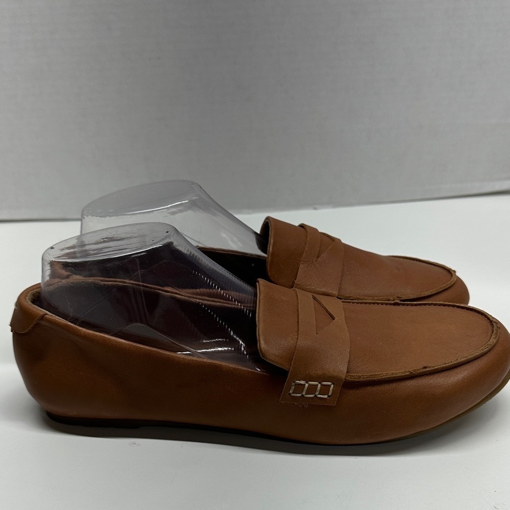 Beek Moorhen Leather Penny Loafers Slip On Shoes Honey Brown Womens Size 9.5 - Picture 9 of 12